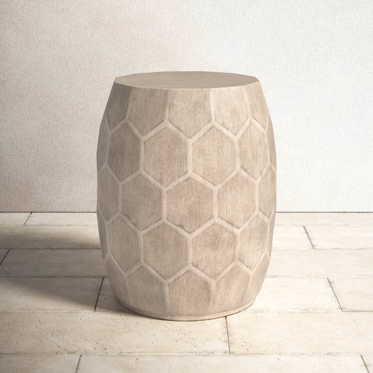 Salina Concrete Outdoor Side Table & Reviews Birch Lane